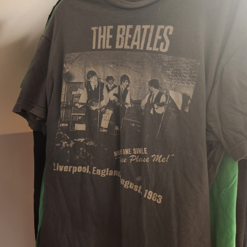 Vintage The Beatles Concert T Shirt Mens Large